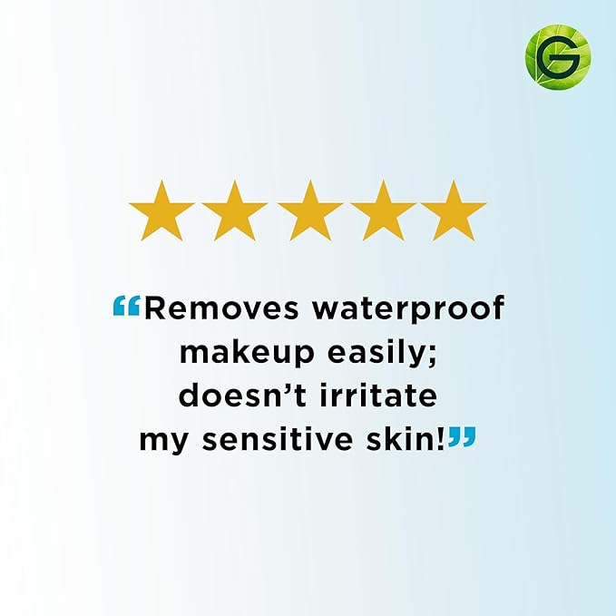 Garnier Micellar Water For Waterproof Makeup, Hydrating Facial Cleanser & Makeup Remover, Suitable for Sensitive Skin, Vegan, Cruelty Free, 13.5 Fl Oz (400mL), 1 Count