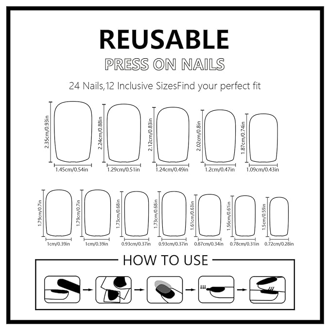 Fall Ombre Press on Nails Medium Square Gold Glitter Acrylic Fake Nails Thanksgiving Maple Leaf False Nails Autumn Coffee Stick on Nail Glossy Brown Gradient Gel Glue on Nail for Women 24Pcs