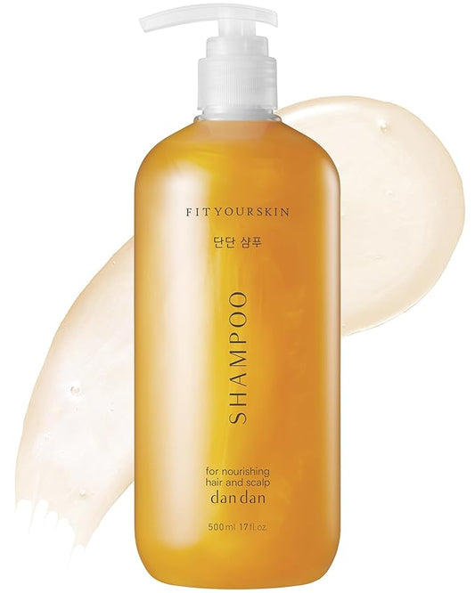 DAN DAN Nourishing Hair Shampoo - pH 5.5 Keratin & Protein Perfumed Shampoo for Frizz Control, Moisturizing, Thicker Hair - Citrus & Honey Scent - Paraben Free - 17 fl.oz