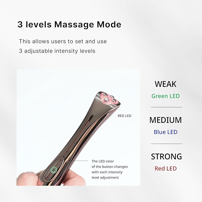 Eye Lift Wand, Anti Aging at Home Under Eye Skin Care Facial Massager Tool for Dark Circles, Eye Bags, Puffiness, Beauty Device for Face