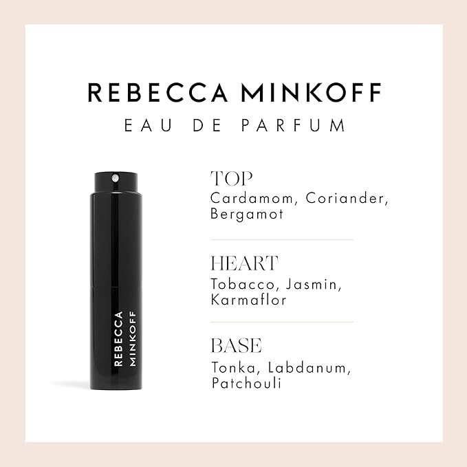 Rebecca Minkoff Mini Perfume for Women - Women's Perfume with Notes of Cardamom, Coriander, Bergamot, Tobacco, Jasmin, Tonka, and Patchouli - 0.47 oz