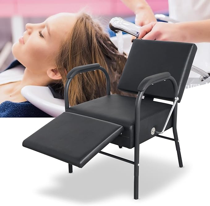 Reclining Salon Chair Barber Chair Styling Chair for Hair Stylist Salon Spa Beauty Equipment
