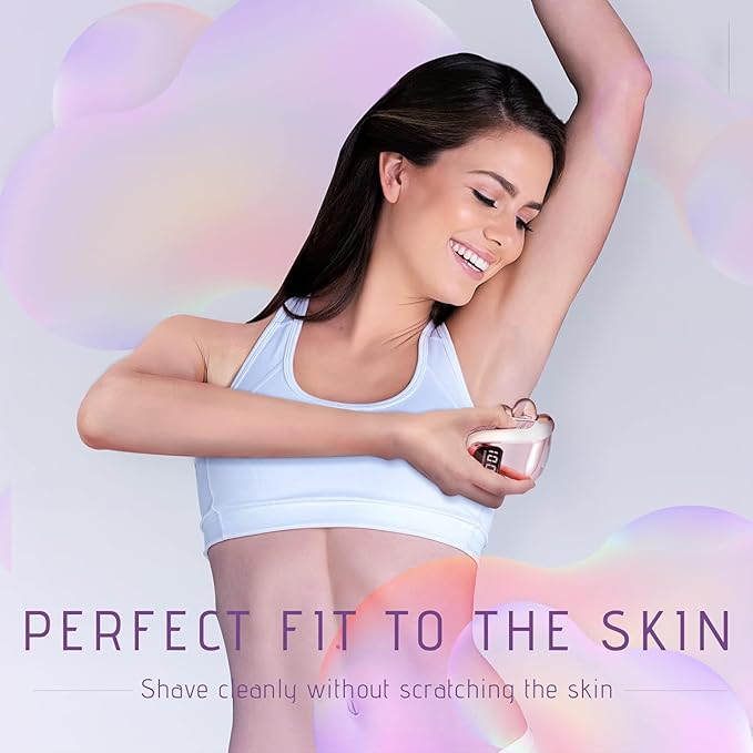 Electric Razors for Women, 5 in 1 Electric Shaver for Women, Cordless Painless Hair Remover for Legs Bikini Face