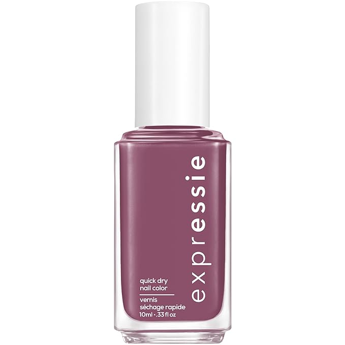 Essie expressie, Quick-Dry Nail Polish, 8-Free Vegan, Mauve Vegan,