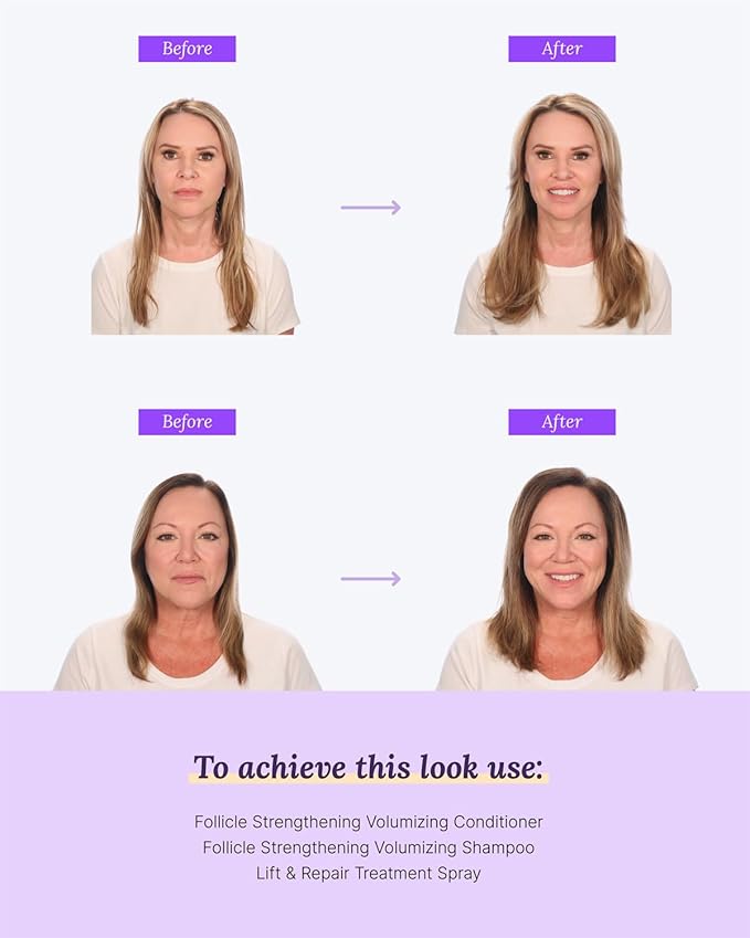 Keranique Volumizing Mousse for Women - Thickening and Styling Anti-Frizz Foam for Fine, Straight, Wavy, and Curly Hair