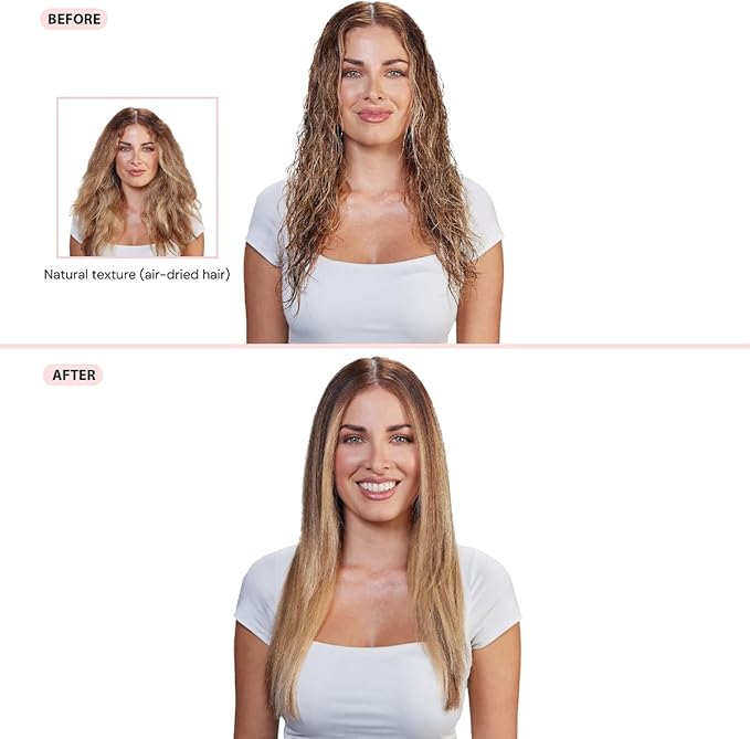 L'ANGE HAIR AIRess 2-in-1 Blow Dryer Brush – Straightens & Dries Hair Simultaneously | Lightweight, Ergonomic Design | Ideal for All Hair Types