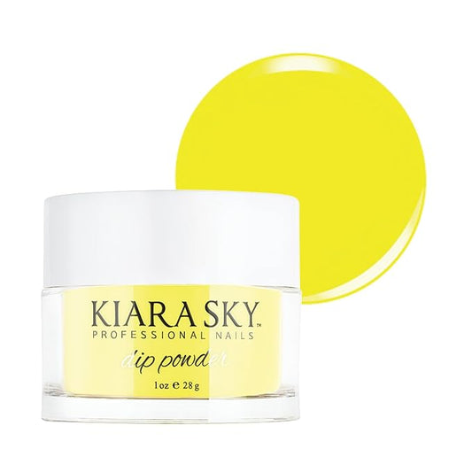 Kiara Sky Long Lasting Nail Dip Powder Yellow Tones 1 oz, New York City