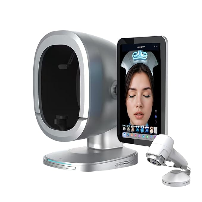Skin Analysis Machine Professional Facial: 15.6'' HD Touchscreen, w/8-Spectrum Imaging, Before&After Comparison, AI Product Recommendation – Ideal for for Salons, Spas&Skincare Studios