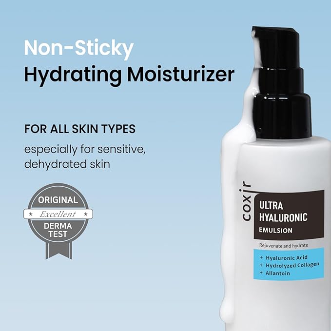 Coxir MOISTURE FIRMING MASTER SET – Youth-Boosting Serum + Deep Hydration Emulsion | Firming, Plumping, and Glow-Enhancing Korean Vegan Set | 2-Step Radiance Ritual