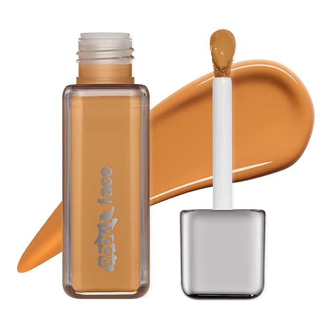 about-face THE PERFORMER Skin-Focused Foundation MD1Warm – Medium Coverage, Long-Wear, Breathable & Buildable Base – Clean, Vegan, Hydrating Formula with Blue Agave & Chlorella – 1.08oz