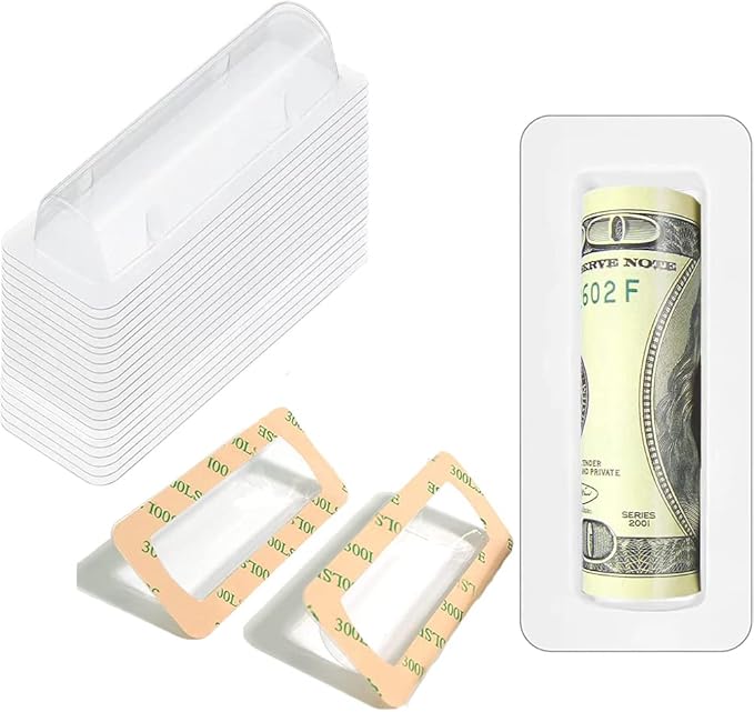 WESAPPINC Clear Chapstick Pouch Plastic Lip