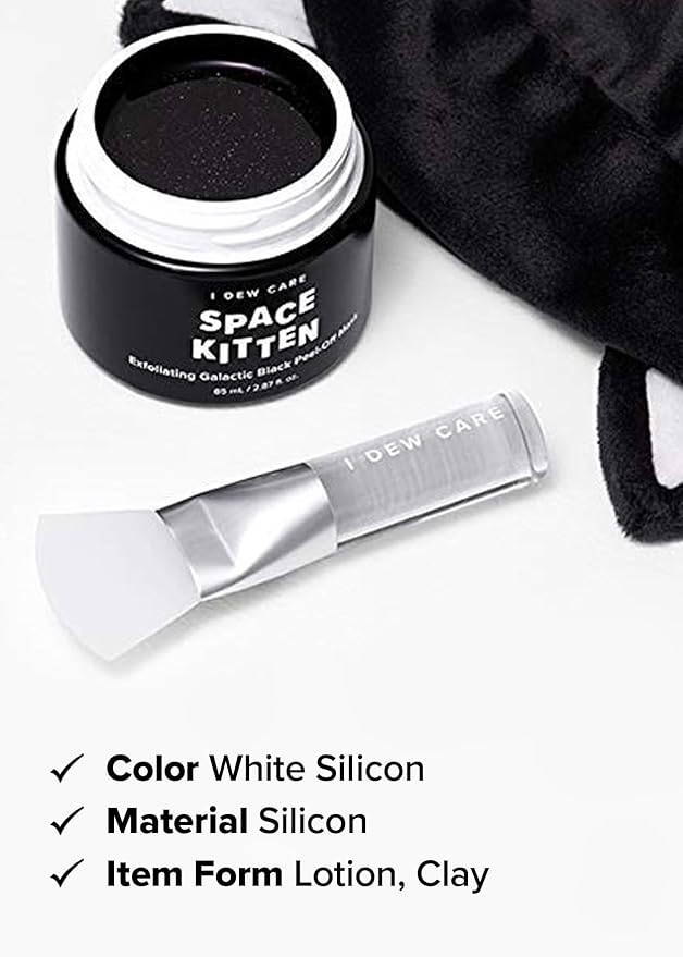 I DEW CARE Mini Scoops Wash Off Face Mask Skin Care Trio + Brown Bear Spa and Makeup Headband + Soft Silicone Face Mask Brush Bundle