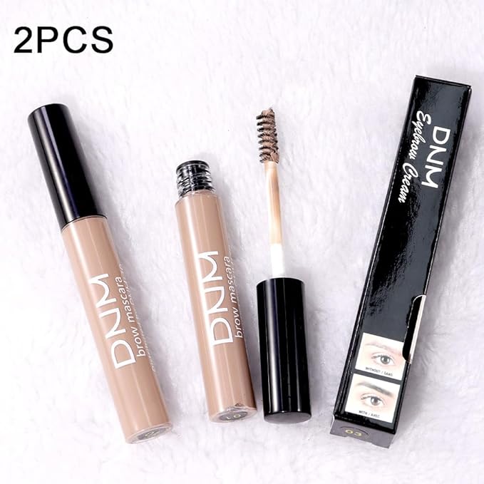 Kaely 2Pcs Eyebrow Gel Waterproof,Longwear Tinted Eye Brow Mascara,Eyebrow Color Makeup kit,maquillaje gel para cejas a prueba de agua,Long Lasting Eyebrows Vegan cosmetics,01 Blonde
