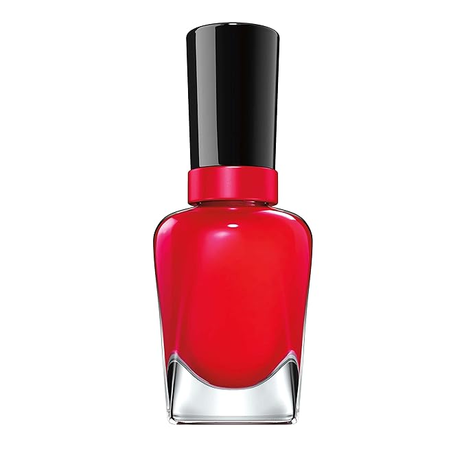 Sally Hansen Miracle Gel, Red Eye, Long Lasting, Gel-Like Formula, No UV Lamp Needed, Opaque, Shiny Red Nail Polish