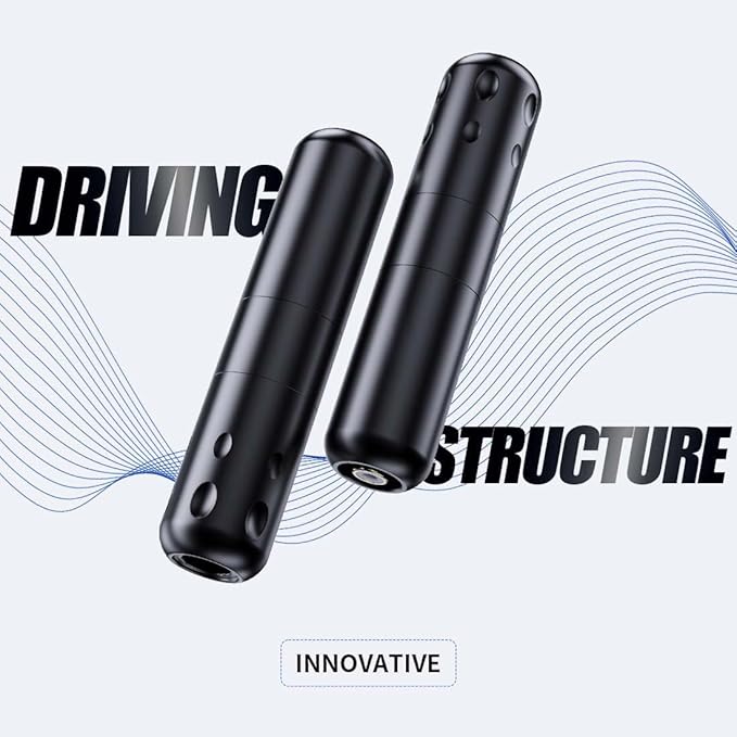 Dragonhawk Tattoo Kit S9 Tattoo Gun Machine Kit Complete Beginner Tattoo Kit Coreless Motor 20Pcs Pro Cartridges Needles