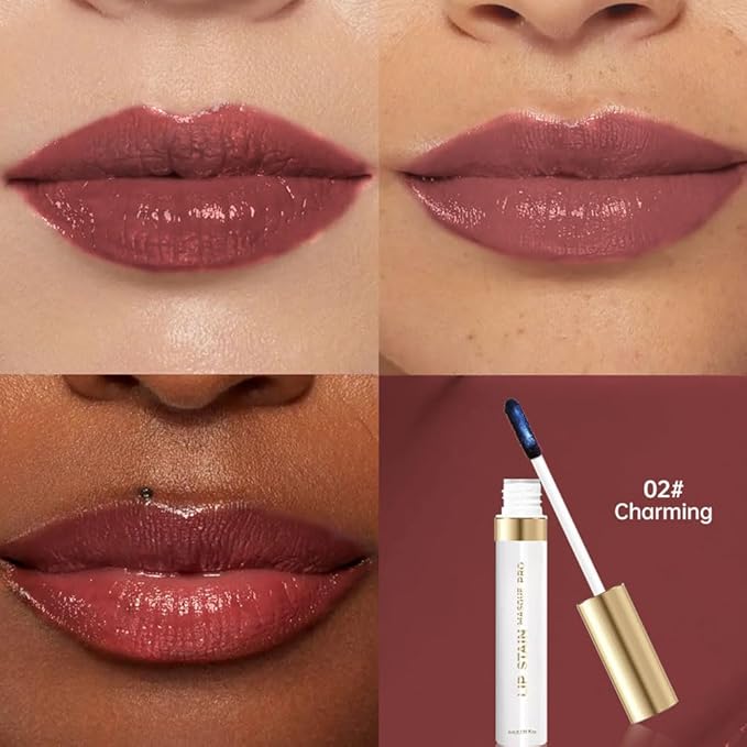 Lip Stain Peel Off – Long Lasting Waterproof Lip Tint, Smudge Proof Transfer Resistant Lip Stains Tattoo,High Pigment Matte Lip Color, Kiss Proof Peel Off Lip Stain Masque,All-Day Stay Lip Makeup 02#