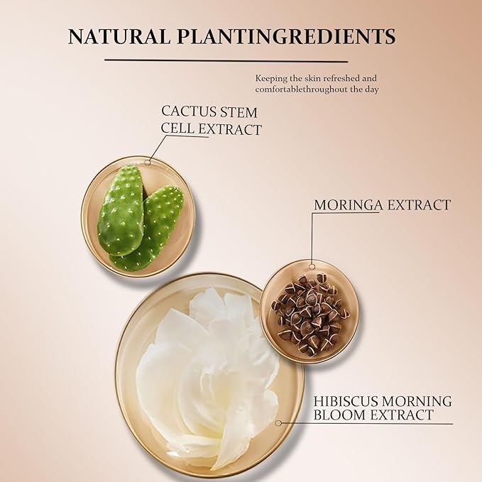 Medium/Light Spectrum-Color Changing Foundation 4 in 1 -with SPF 50+,Hydrating Longwearing & Waterproof，Makeup Care (light spectrum - for people with fa, 1.2oz)