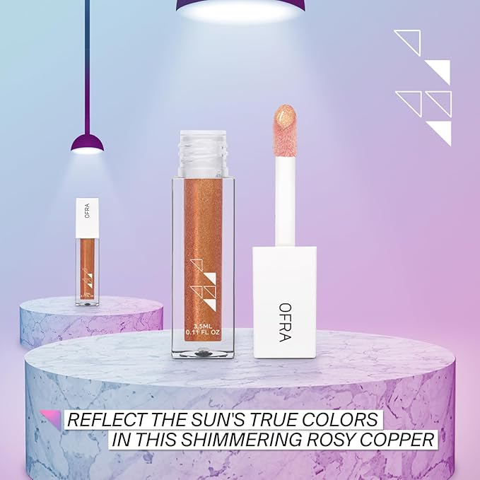 Ofra Lip Gloss - Bali | Non Sticky, Ultra-Glossy Lip Gloss | Long Lasting Formula for a Smooth, Hydrated Finish | 3.5ml/1.1oz