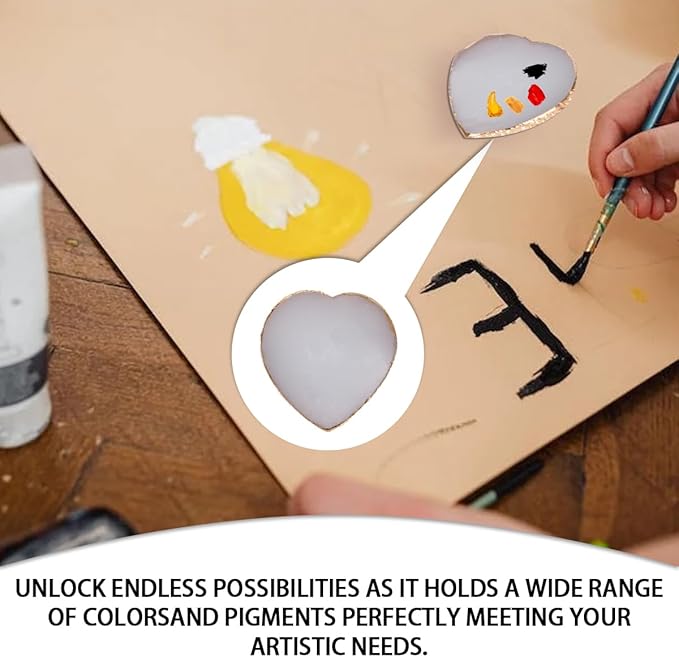 Nail Polish Palette, 2Pcs Resin Nail Art Palette,