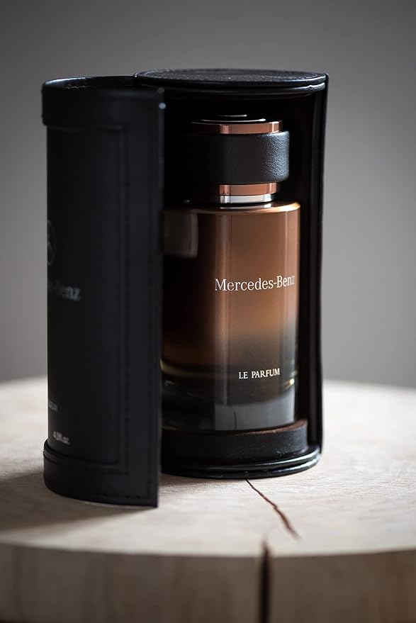 Mercedes-Benz - Le Parfum - Irresistible Fragrance For Men - Wood And Leather Scent - For Dynamic, Leading Personalities - Pink Pepper, Bergamot, Violet Leaves, Amber Notes - Eau De Parfum - 4 Fl Oz