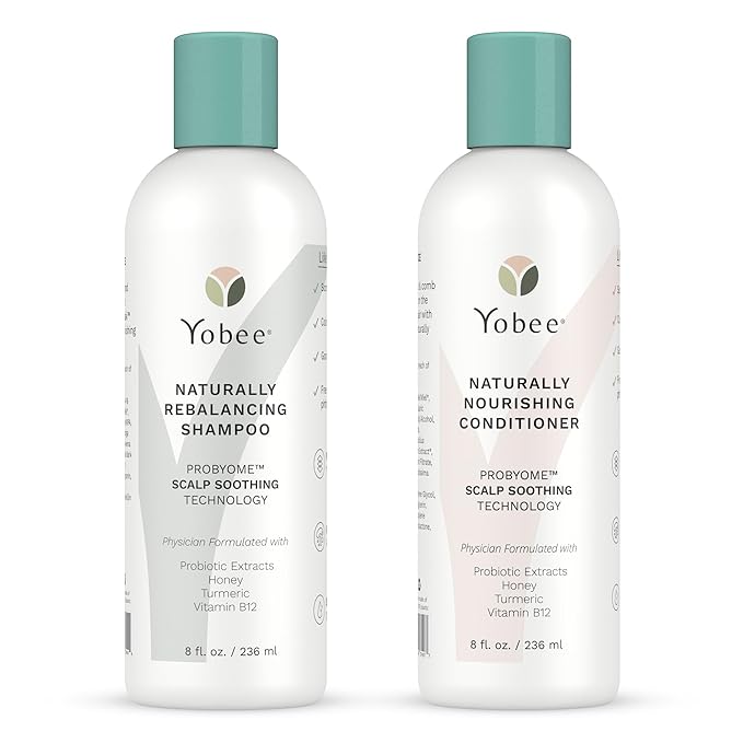 Psoriasis & Dandruff relief | Yobee Probiotic Shampoo & Conditioner | Doctor formulated