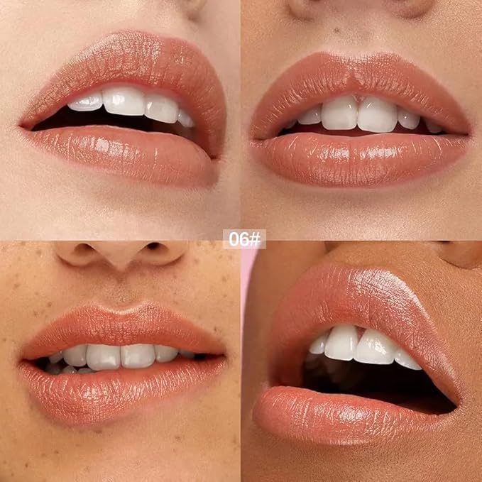 12 Colors Lip Gloss Set, High-Shine Waterproof Collection, Long Lasting Moisturizing Formula with Mirror Finish, Adult (6#, 1 Count (Pack of 1))