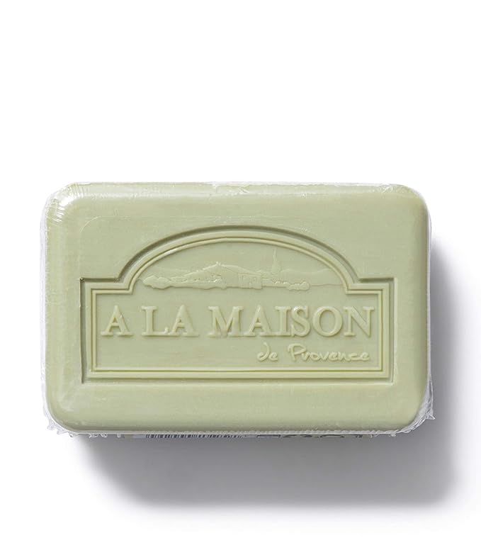 A LA MAISON Lavender Flower Bar Soap - Triple French Milled Natural Moisturizing Hand Soap Bar (3 Bars of Soap, 8.8 oz)