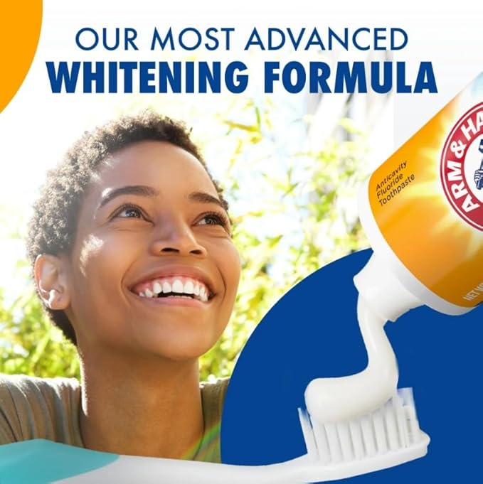 Arm & Hammer Advance White Toothpaste, Peroxicare Anti-Cavity Fluoride, Clean Mint, 6 FL Ounce (Pack of 2)