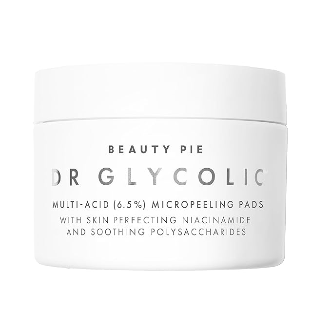 Beauty Pie Dr Glycolic Multi-Acid (6.5%) Micropeeling Glycolic Acid Pads For Exfoliating & Anti-Aging Benefits