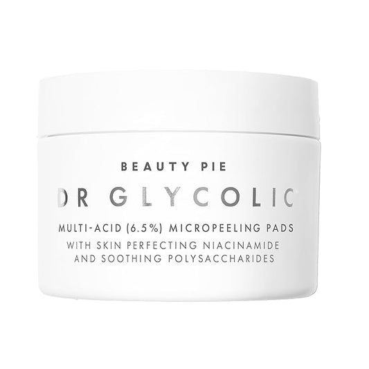 Beauty Pie Dr Glycolic Multi-Acid (6.5%) Micropeeling Glycolic Acid Pads For Exfoliating & Anti-Aging Benefits