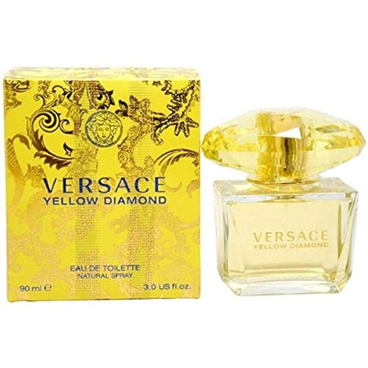 Versace Eau De Toilette Spray for Women, Yellow Diamond, 3 Ounce (Pack of 1)