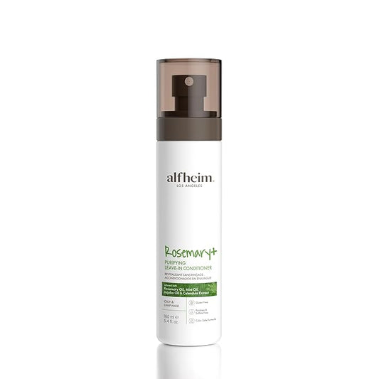 ALFHEIM Rosemary+ Leave-in Conditioner | Lightweight Hydrating & Smoothing Hair Mist | Frizz Control & Heat Protection | Suitable for Oily, Fine, and Dandruff-Prone Hair | 5.4 oz