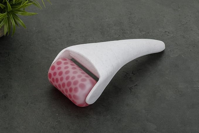 CRYO FACE Roller: Premium Ice Roller for Face Lift, Wrinkles, Double Chin Reducer, Self Care Gifts, Skin Care Tools, Radiant Glow (White)