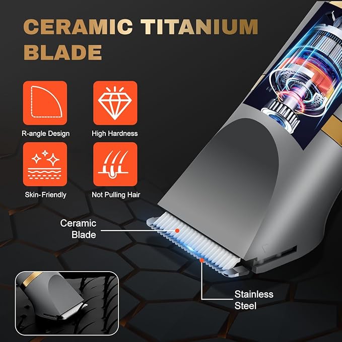 Body Trimmer for Men Ball Pubic Hair Trimmer Body Foil Shaver Razor Nose Ear Waterproof Wet Dry Groomer LED Display