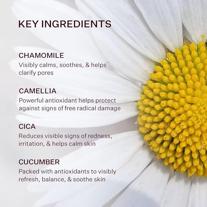 Peach & Lily - Power Calm Hydrating Gel Cleanser (3.38 oz) - Face Wash & Facial Cleanser - Light Makeup Remover - Chamomile, Cucumber Fruit & Cica - Self Care - Vegan & Cruelty Free - Korean Skincare