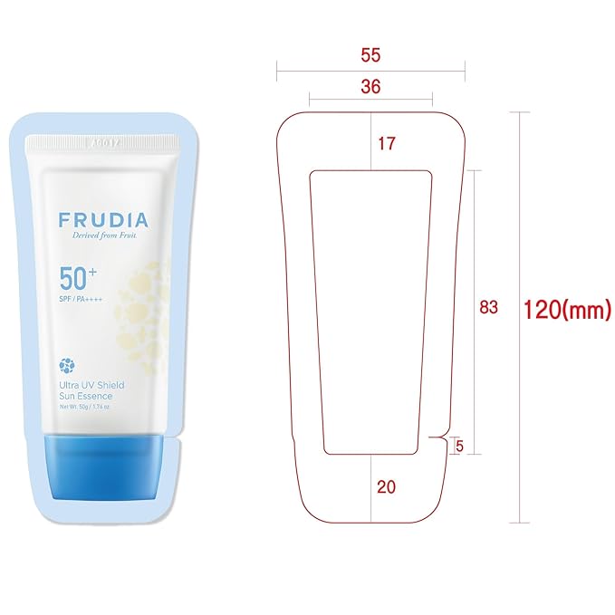 WELCOS FRUDIA Sun Block Day Cream Essence SPF | Organic Hydrating Face Cream Vegan Face Moisturizer for Dry Skin | Sun Screens Lotion Day Moisturizer Women Korean Skin Care 1.76 fl oz