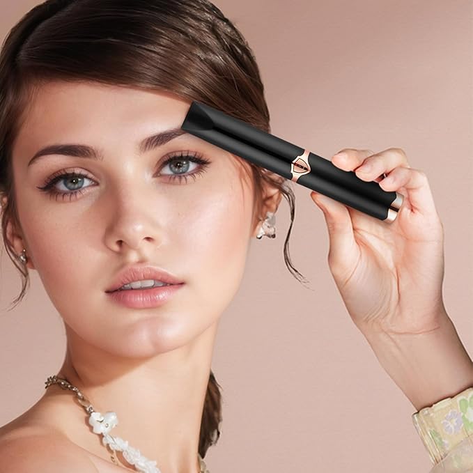 Electric Heater Eyelash Curler, Portable Rechargeable Eyelash Curler with USB, Women Eyelash Curlers for Daily Makeup, 3 Heat Modes and Smart Temperature Regulation (Black)