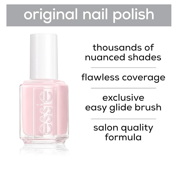 essie nail polish, Ballet French Manicure Kit, a sheer pink and a white nail polish, 8-free vegan, 1 kit