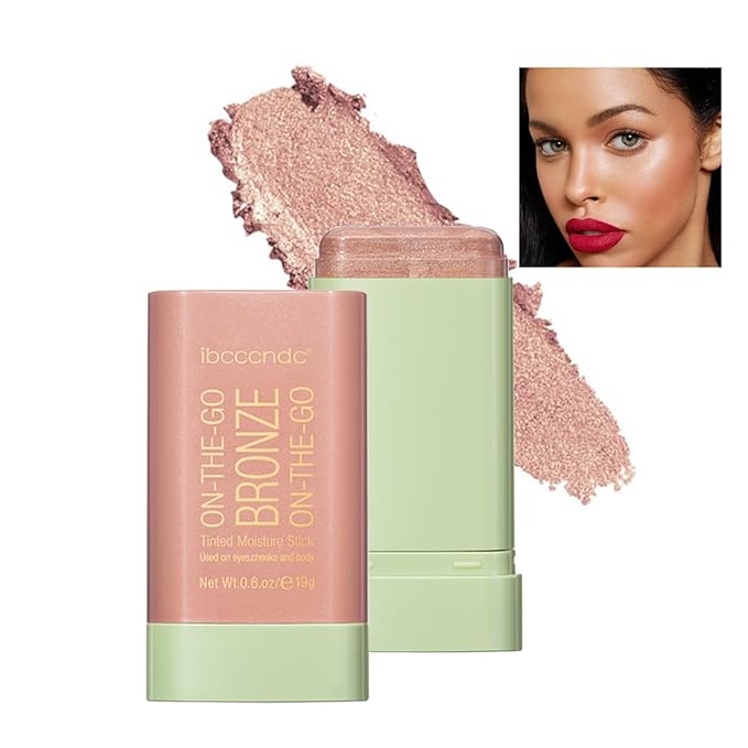 Cream Contour Stick,Bronzer Contouring Stick Facial Cream Highlight 02-Soft Glow