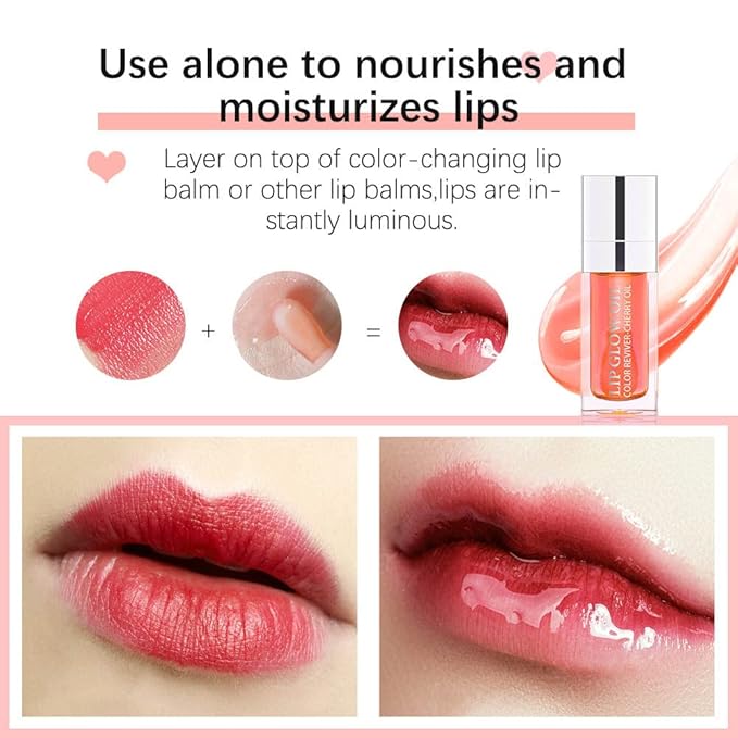 Lip Glow Oil, Care Of Lips, Moisturizing
