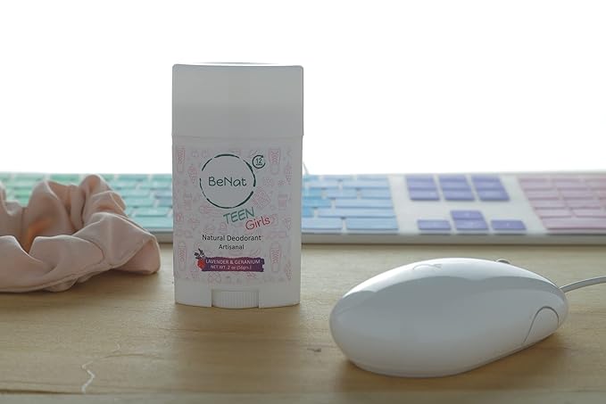 All Natural Deodorant For Teen Girls 100% Natural Aluminum-Free Carcinogen Free Kids Deodorant For Girls Clinically Proven To Be Safe For Children and Teenagers