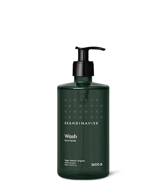 Skandinavisk Wash SKOG ‘Forest’ Scent notes: Pine needles and fir cones, birch sap and woodland lily of the valley, 16.91 fl. oz.