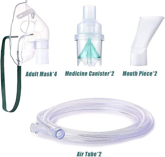 2 Packs Nebulizer Replacement Kit for Adults