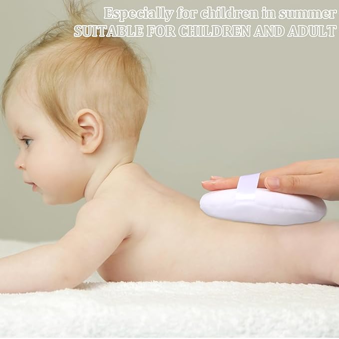 1 Pack 5 Inch Large Powder Puff for Face Powder, Ultra Soft Washable Loose Powder Puff Round Blending Sponge Puff Setting Powder Puff Body Powder Puff for Face Makeup Loose Powder Foundation