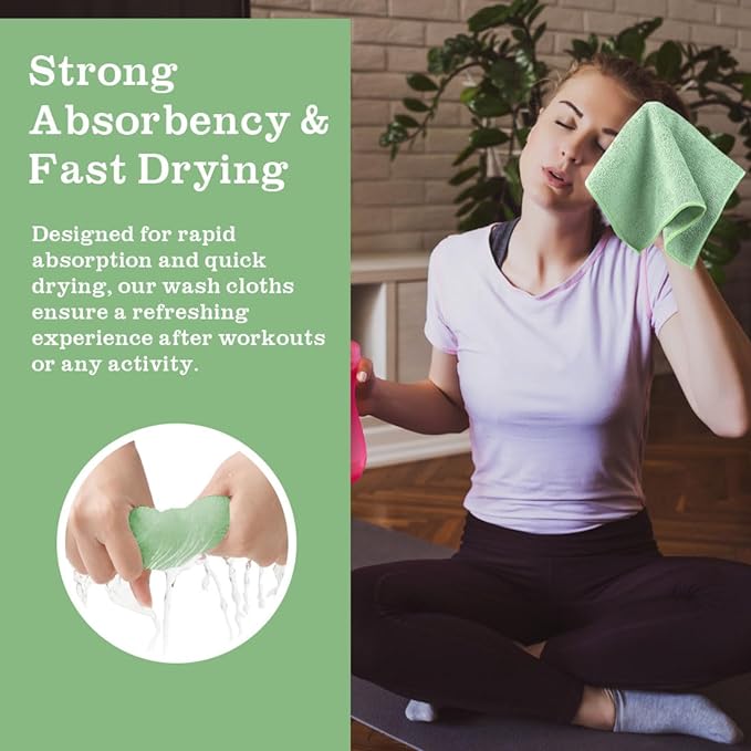 Washcloths bulk - 100 pack