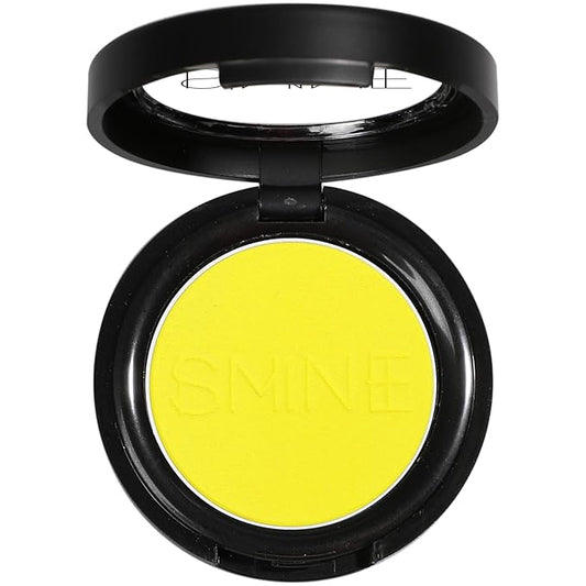 IS'MINE Single Yellow Matte Eyeshadow Powder Palette High Pigment, Longwear, Intense Color Best Yellow Eyeshadow