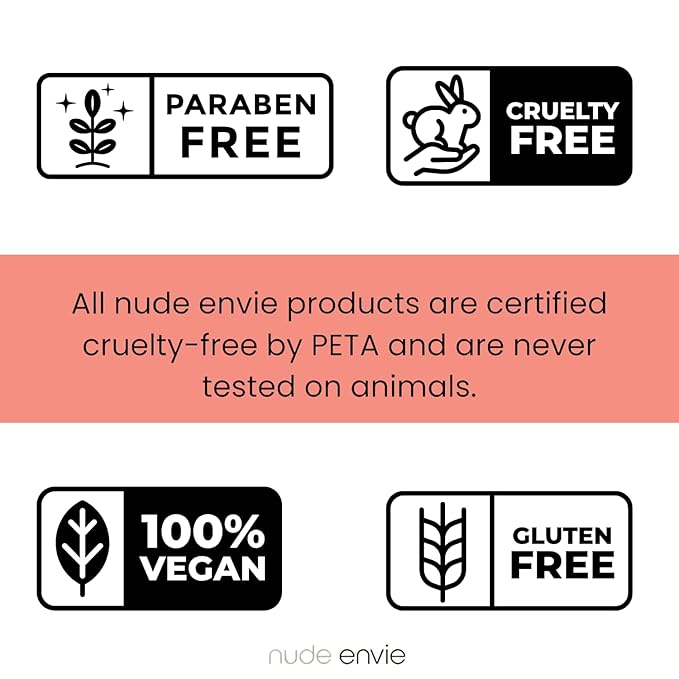 Nude Envie - Cream Blush - Creamy & Blendable for Easy Application - Pigmented Long-Lasting Dewy Finish - With Hyaluronic Acid - Mirror Compact - Vegan, Paraben-Free & Cruelty-Free - Ibiza Nude