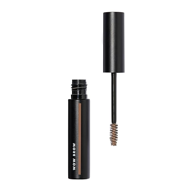 e.l.f. Wow Brow Gel, Volumizing, Buildable, Wax-Gel Hybrid, Creates Full, Voluminous-Looking Brows, Locks Brow Hairs In Place, Taupe