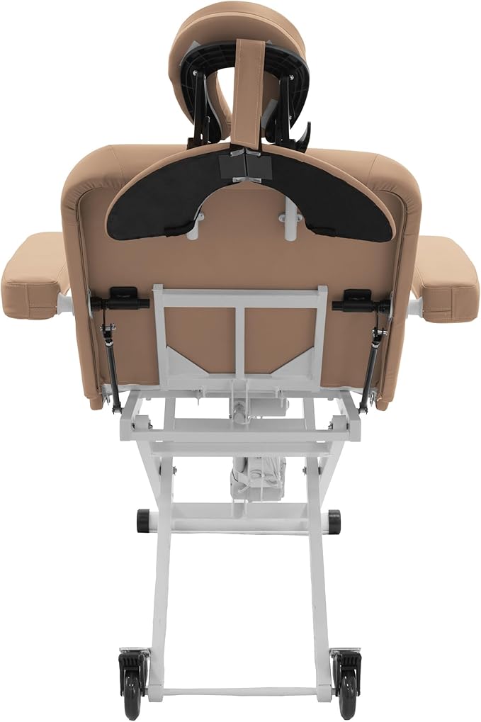 Cleo Electric Spa Treatment Table, Facial Massage Bed ADA Compliant (Sand)