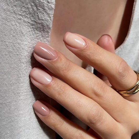 Brown French Tips Press On Nails Short Square, Fall Maroon Sticke On Nails, Designer Reusable Acrylic Nails Press Ons, Fake Nails With Glue On Nails, Daily Wea False Nails For Women